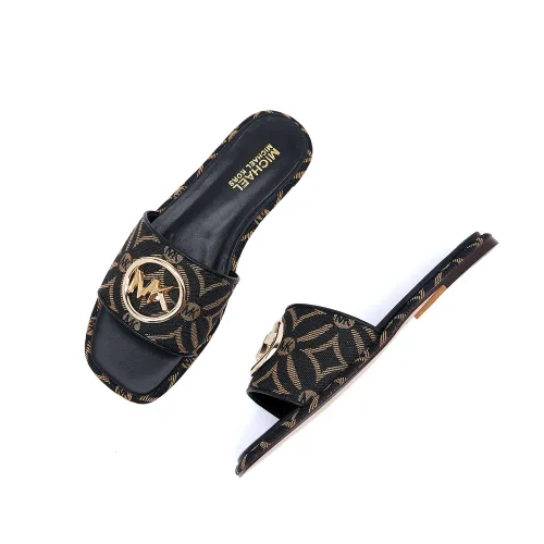 Wholesale Michael Kors Slippers For Women #1453537 $85.00 USD, Wholesale Quality Replica Michael Kors Slippers