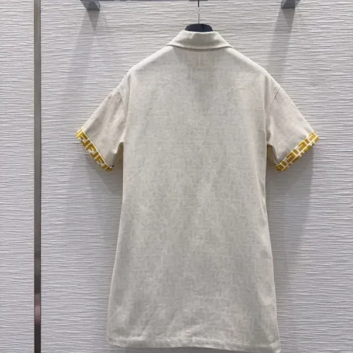 Replica Fendi Dresses Short Sleeved For Women #1453548 $132.00 USD for Wholesale