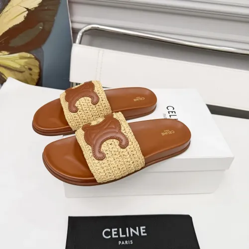Wholesale Celine Slippers For Women #1453550 $80.00 USD, Wholesale Quality Replica Celine Slippers