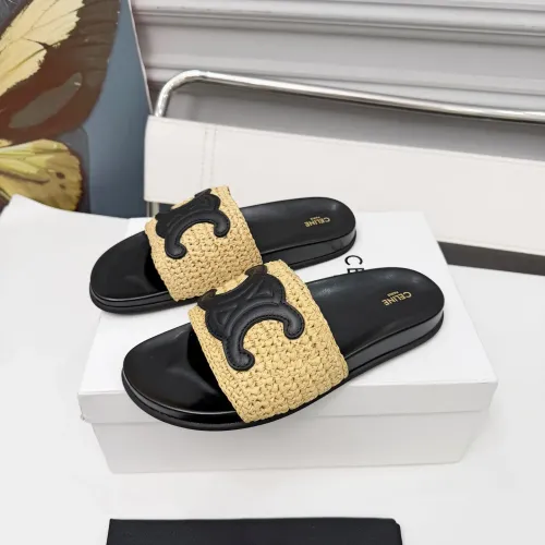 Wholesale Celine Slippers For Women #1453553 $80.00 USD, Wholesale Quality Replica Celine Slippers
