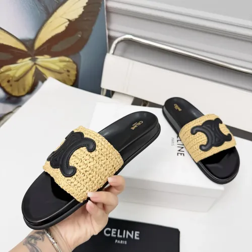 Replica Celine Slippers For Women #1453553 $80.00 USD for Wholesale
