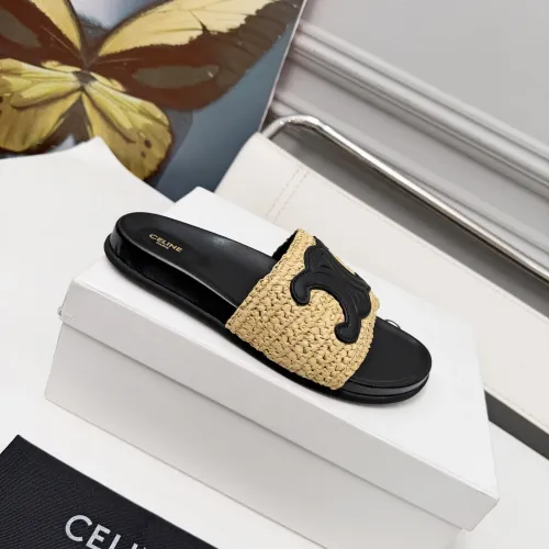 Replica Celine Slippers For Women #1453553 $80.00 USD for Wholesale