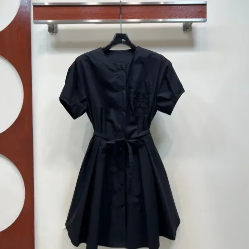 Wholesale LOEWE Dresses Short Sleeved For Women #1453554 $128.00 USD, Wholesale Quality Replica LOEWE Dresses