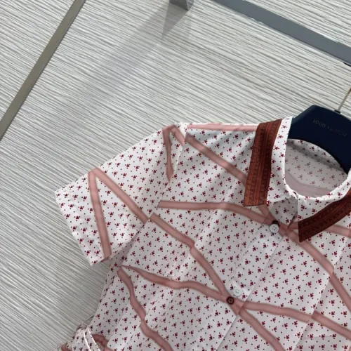 Replica Louis Vuitton LV Dresses Short Sleeved For Women #1453556 $135.00 USD for Wholesale