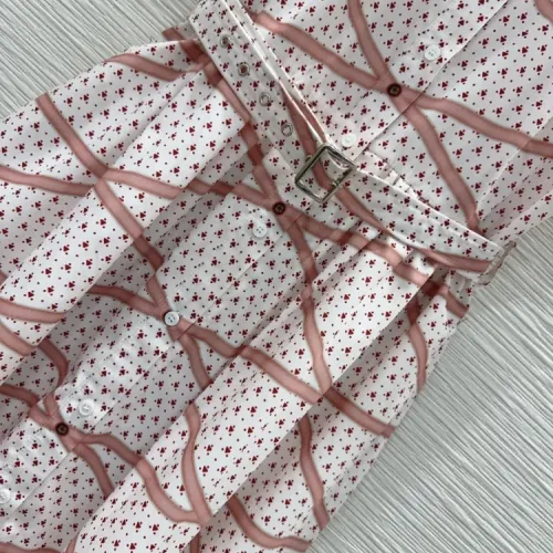 Replica Louis Vuitton LV Dresses Short Sleeved For Women #1453556 $135.00 USD for Wholesale