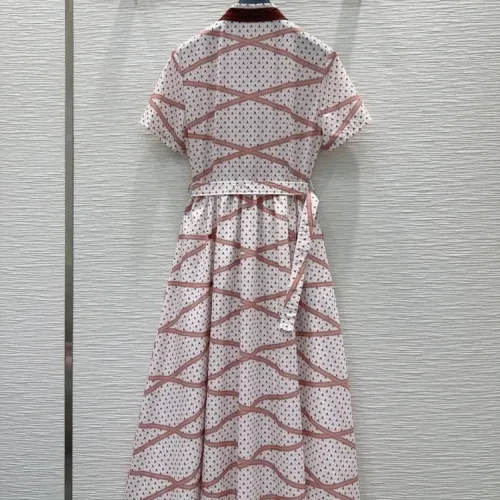 Replica Louis Vuitton LV Dresses Short Sleeved For Women #1453556 $135.00 USD for Wholesale