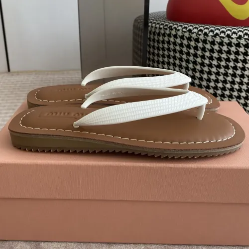 Replica MIU MIU Slippers For Women #1453558 $72.00 USD for Wholesale