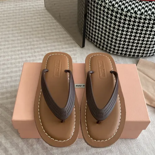 Wholesale MIU MIU Slippers For Women #1453559 $72.00 USD, Wholesale Quality Replica MIU MIU Slippers