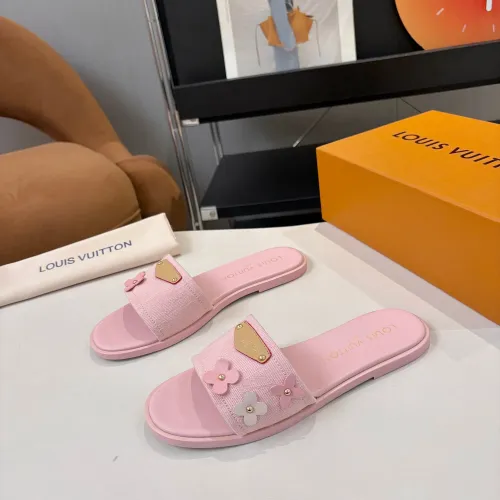 Wholesale Louis Vuitton Slippers For Women #1453567 $85.00 USD, Wholesale Quality Replica Louis Vuitton Slippers
