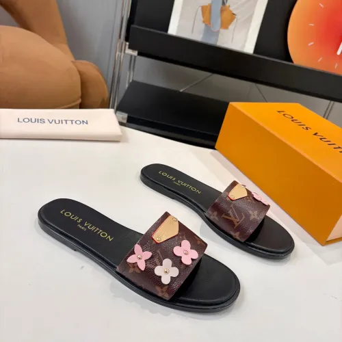 Replica Louis Vuitton Slippers For Women #1453570 $85.00 USD for Wholesale