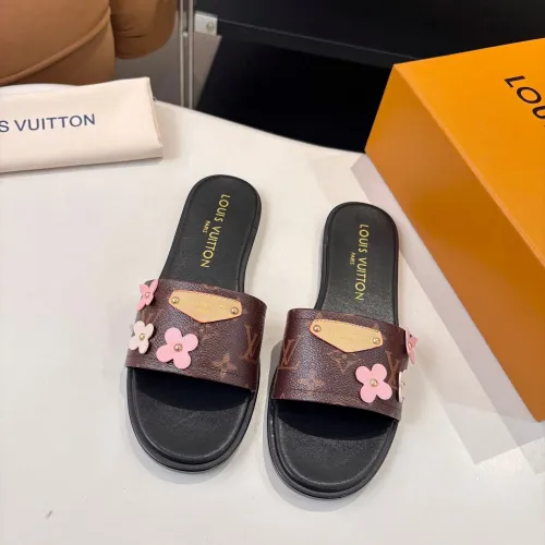 Replica Louis Vuitton Slippers For Women #1453570 $85.00 USD for Wholesale
