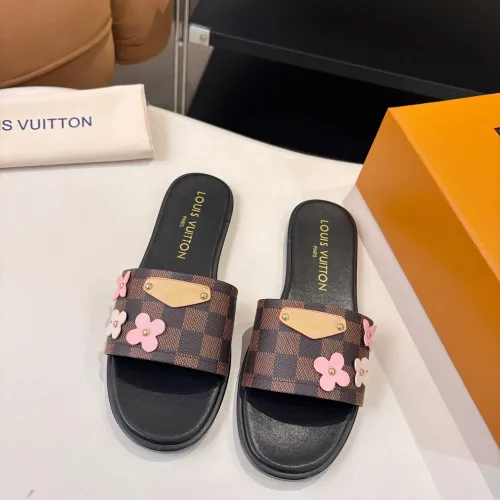 Replica Louis Vuitton Slippers For Women #1453572 $85.00 USD for Wholesale