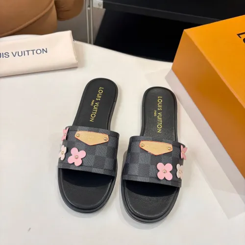 Replica Louis Vuitton Slippers For Women #1453573 $85.00 USD for Wholesale