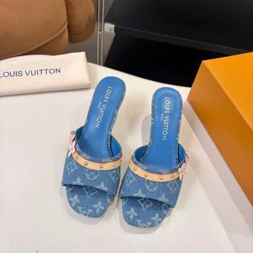 Replica Louis Vuitton Slippers For Women #1453575 $92.00 USD for Wholesale