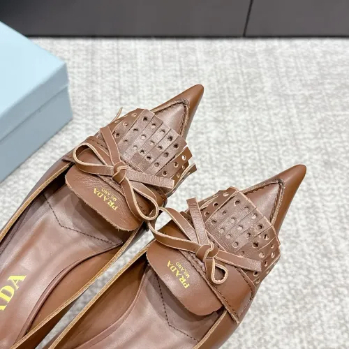 Replica Prada High-heeled Shoes For Women #1453592 $108.00 USD for Wholesale