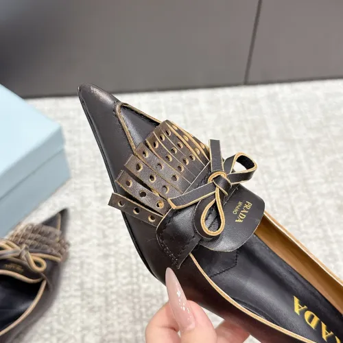 Replica Prada High-heeled Shoes For Women #1453593 $108.00 USD for Wholesale