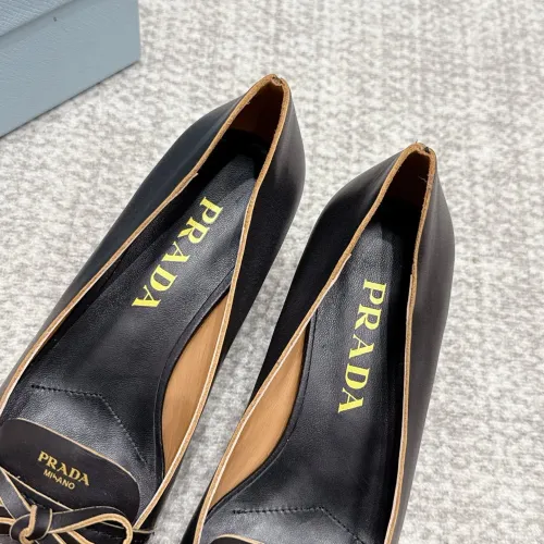 Replica Prada High-heeled Shoes For Women #1453593 $108.00 USD for Wholesale