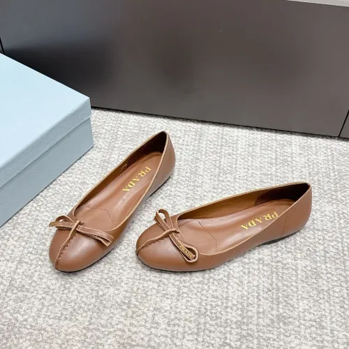 Wholesale Prada Flat Shoes For Women #1453595 $108.00 USD, Wholesale Quality Replica Prada Flat Shoes