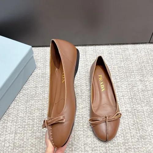 Replica Prada Flat Shoes For Women #1453595 $108.00 USD for Wholesale