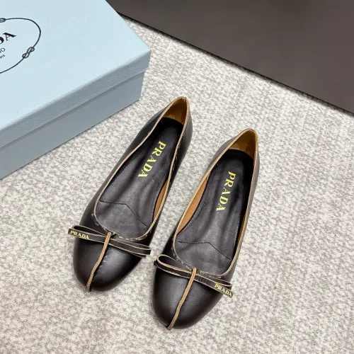 Replica Prada Flat Shoes For Women #1453596 $108.00 USD for Wholesale