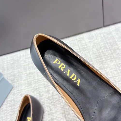 Replica Prada Flat Shoes For Women #1453596 $108.00 USD for Wholesale
