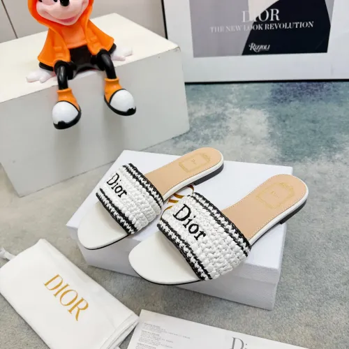 Wholesale Christian Dior Slippers For Women #1453637 $92.00 USD, Wholesale Quality Replica Christian Dior Slippers