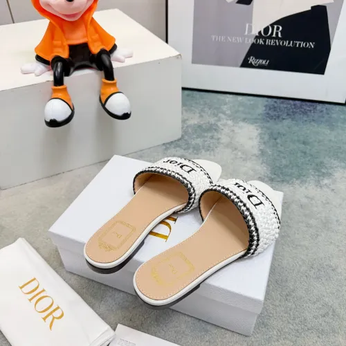 Replica Christian Dior Slippers For Women #1453637 $92.00 USD for Wholesale