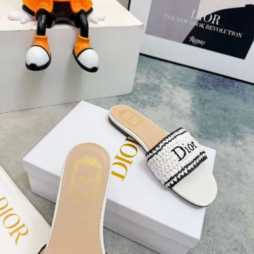 Replica Christian Dior Slippers For Women #1453637 $92.00 USD for Wholesale
