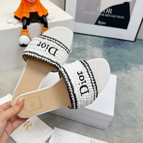 Replica Christian Dior Slippers For Women #1453637 $92.00 USD for Wholesale