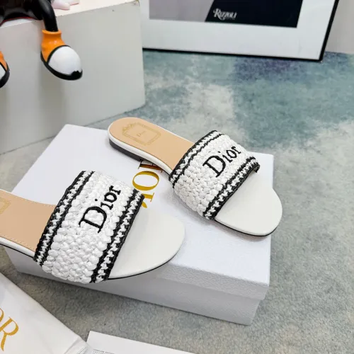 Replica Christian Dior Slippers For Women #1453637 $92.00 USD for Wholesale
