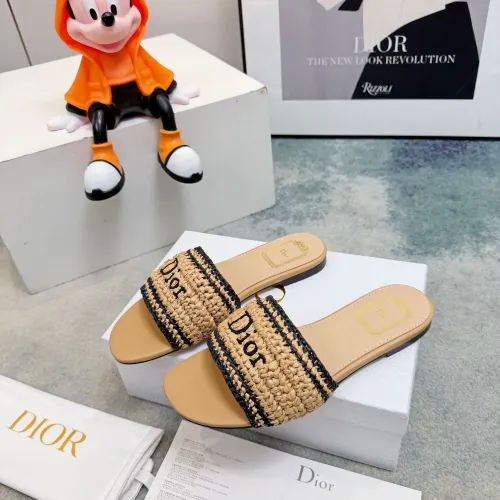 Wholesale Christian Dior Slippers For Women #1453640 $92.00 USD, Wholesale Quality Replica Christian Dior Slippers
