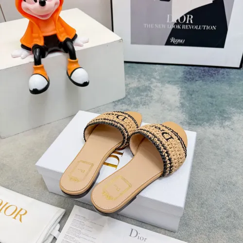 Replica Christian Dior Slippers For Women #1453640 $92.00 USD for Wholesale