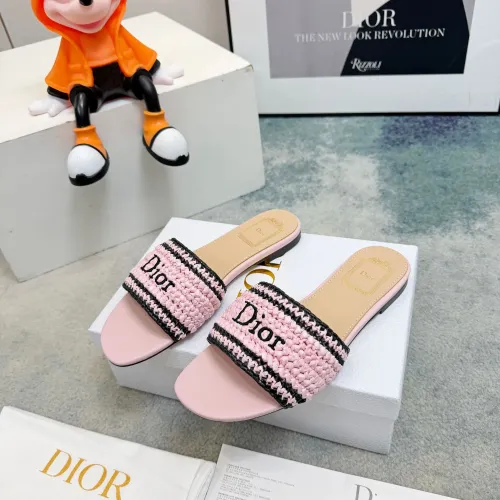 Wholesale Christian Dior Slippers For Women #1453643 $92.00 USD, Wholesale Quality Replica Christian Dior Slippers
