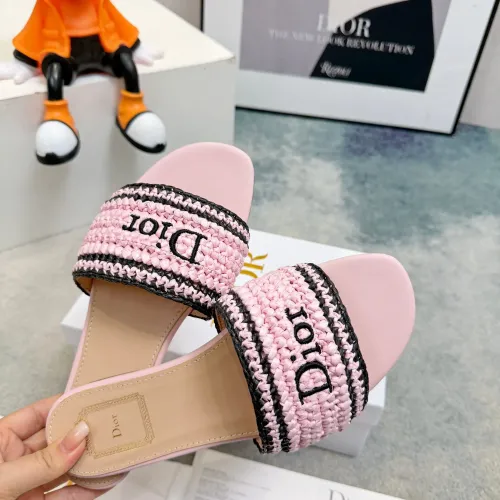 Replica Christian Dior Slippers For Women #1453643 $92.00 USD for Wholesale