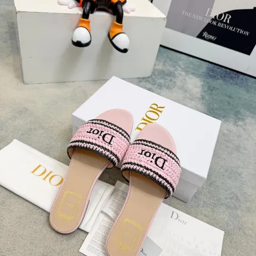 Replica Christian Dior Slippers For Women #1453643 $92.00 USD for Wholesale