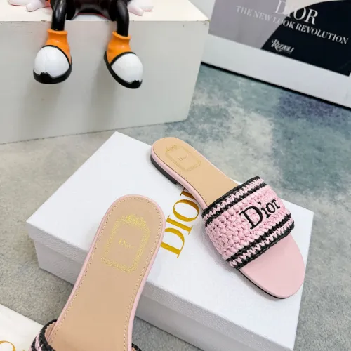 Replica Christian Dior Slippers For Women #1453643 $92.00 USD for Wholesale