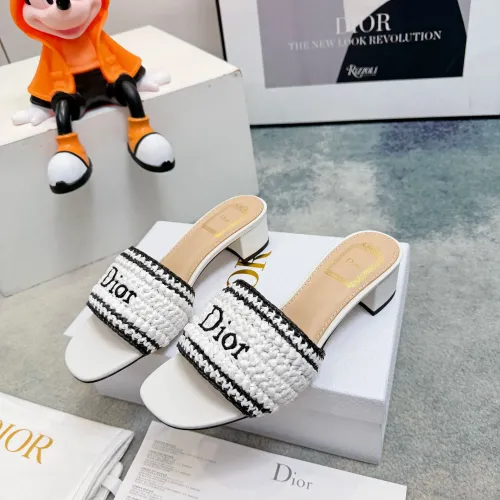 Wholesale Christian Dior Slippers For Women #1453646 $98.00 USD, Wholesale Quality Replica Christian Dior Slippers