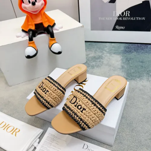Wholesale Christian Dior Slippers For Women #1453648 $98.00 USD, Wholesale Quality Replica Christian Dior Slippers