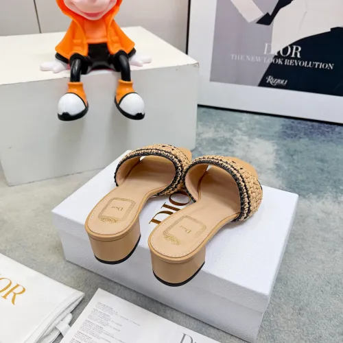 Replica Christian Dior Slippers For Women #1453648 $98.00 USD for Wholesale