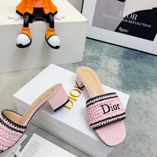 Replica Christian Dior Slippers For Women #1453650 $98.00 USD for Wholesale