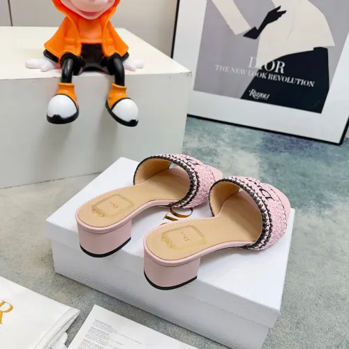 Replica Christian Dior Slippers For Women #1453650 $98.00 USD for Wholesale