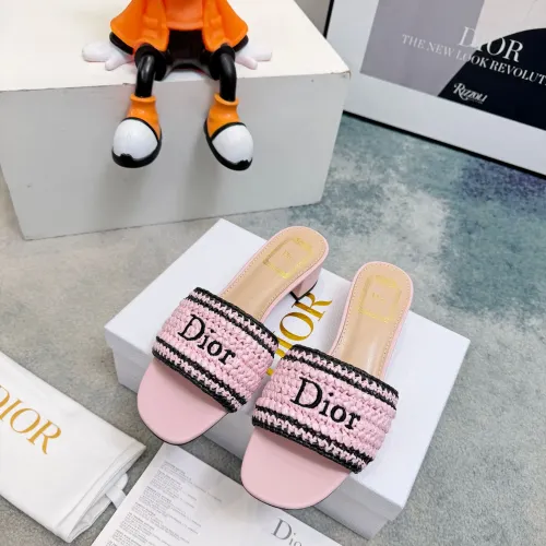 Replica Christian Dior Slippers For Women #1453650 $98.00 USD for Wholesale