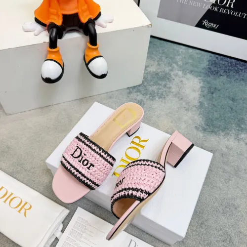 Replica Christian Dior Slippers For Women #1453650 $98.00 USD for Wholesale