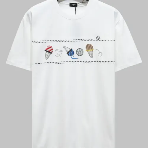 Wholesale Fendi T-Shirts Short Sleeved For Unisex #1453653 $42.00 USD, Wholesale Quality Replica Fendi T-Shirts