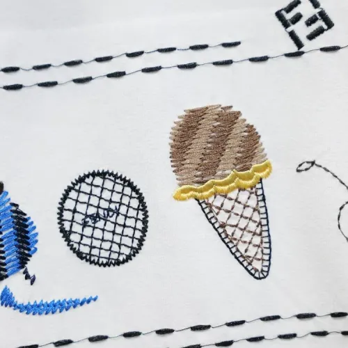 Replica Fendi T-Shirts Short Sleeved For Unisex #1453653 $42.00 USD for Wholesale