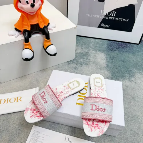 Replica Christian Dior Slippers For Women #1453654 $76.00 USD for Wholesale