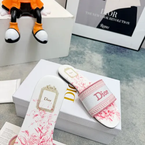 Replica Christian Dior Slippers For Women #1453654 $76.00 USD for Wholesale