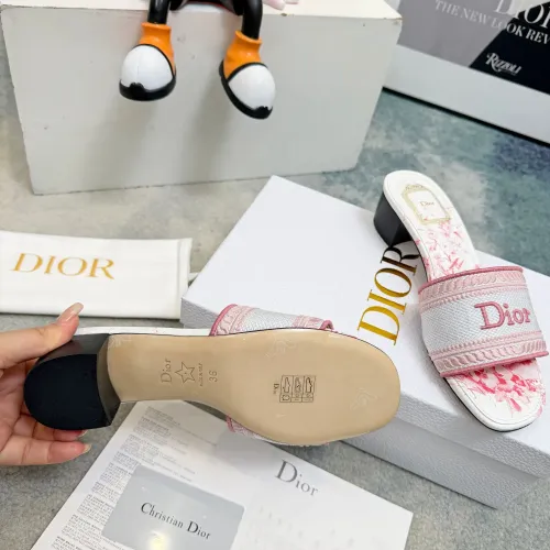 Replica Christian Dior Slippers For Women #1453660 $82.00 USD for Wholesale