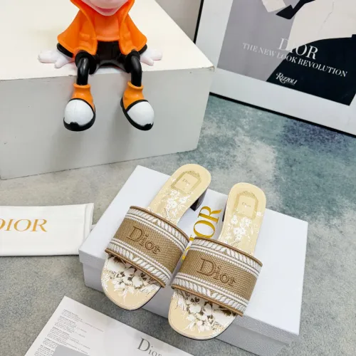 Replica Christian Dior Slippers For Women #1453661 $82.00 USD for Wholesale