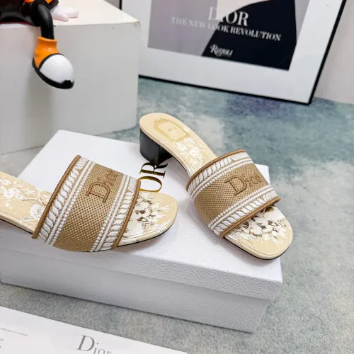 Replica Christian Dior Slippers For Women #1453661 $82.00 USD for Wholesale